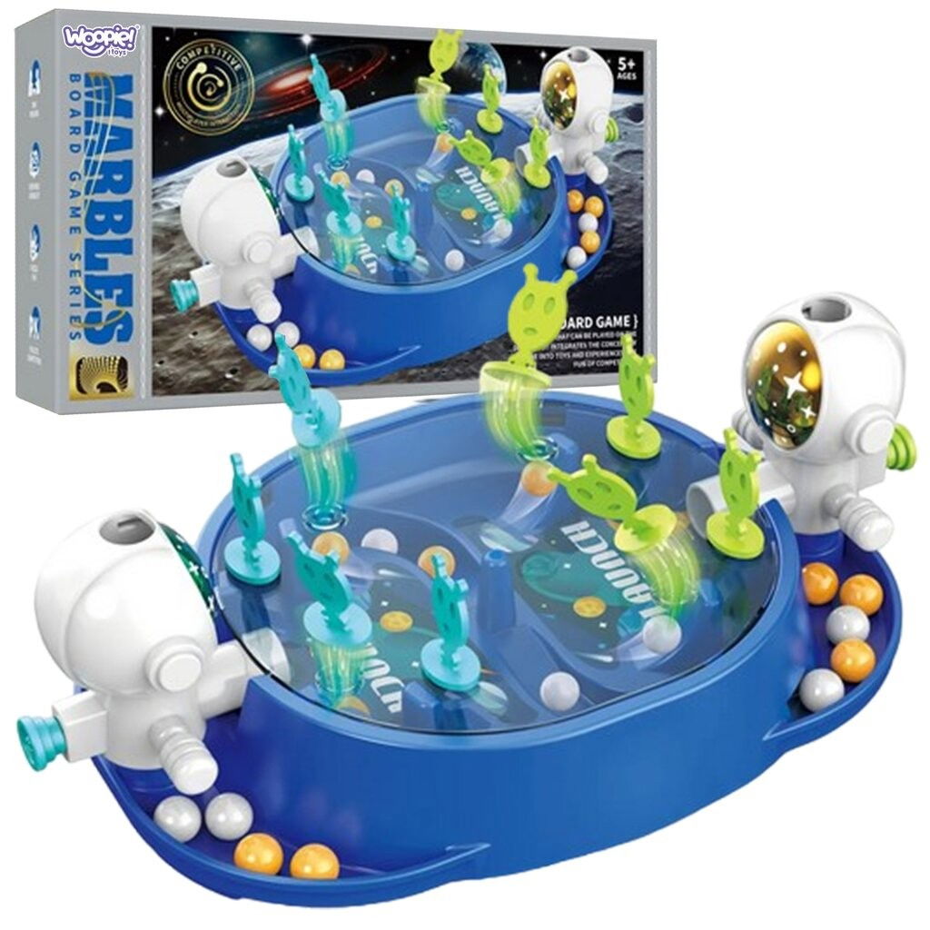 Jucarie Interactiva, Flippy, Model Astronauti, Joc de Masa, +5 Ani, Portabil, 2 Jucatori, 19 x 7 x 11.3 cm, Albastru [1]