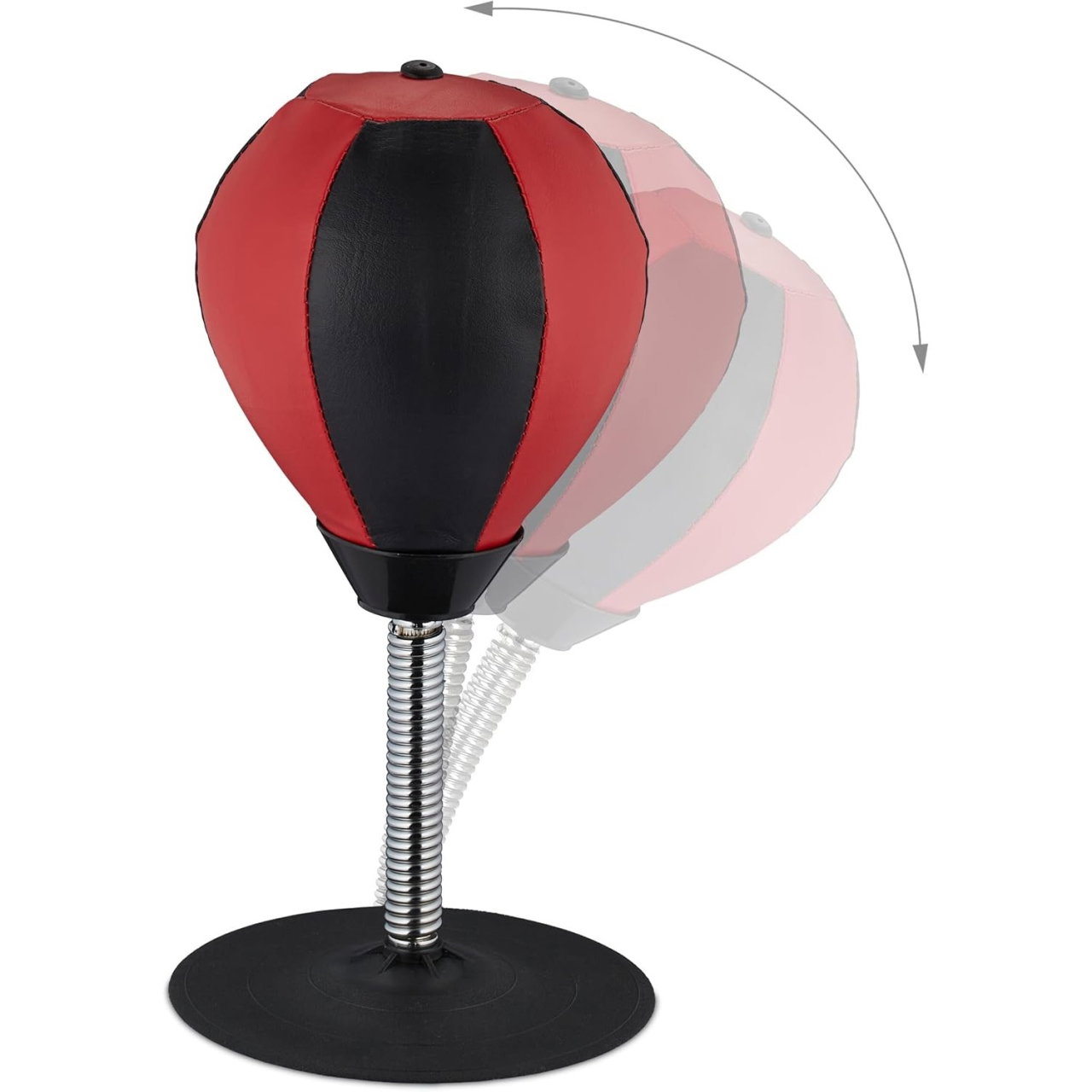 Jucarie Interactiva, Flippy, Model Sfera de Box cu Suport de Masa, Inaltime Reglabila, +3 Ani, 10.5 x 20 x 23.5 cm, Rosu/ Negru [4]