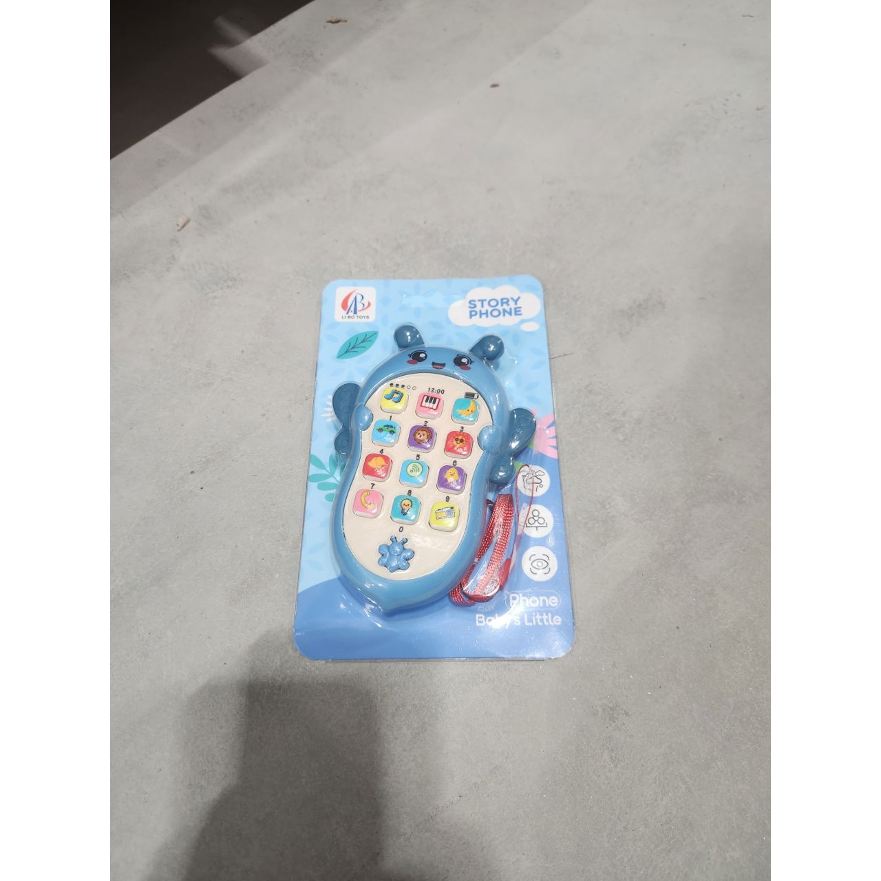 Jucarie Interactiva, Flippy, Telefon Inteligent, Model Albinuta, Functii Educative, Muzicale si Voce, 4-6 ani, 19 x 11.5 cm, din Plastic, Albastru [1]