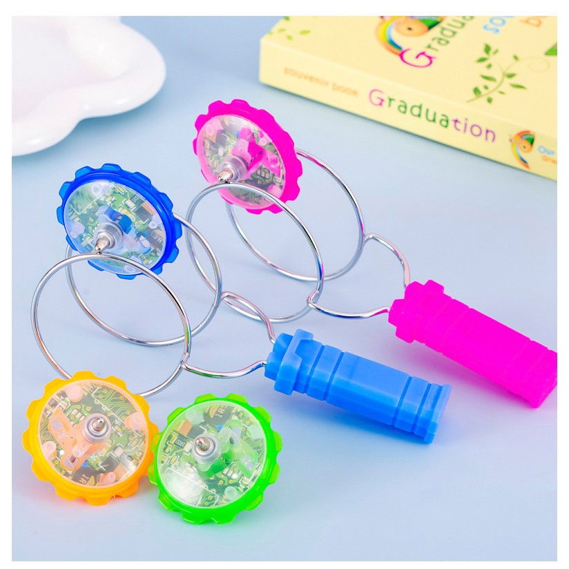 Jucarie Interactiva, Flippy, Titirez Magnetic, cu Led, 19.8 x 5 cm, Albastru [4]