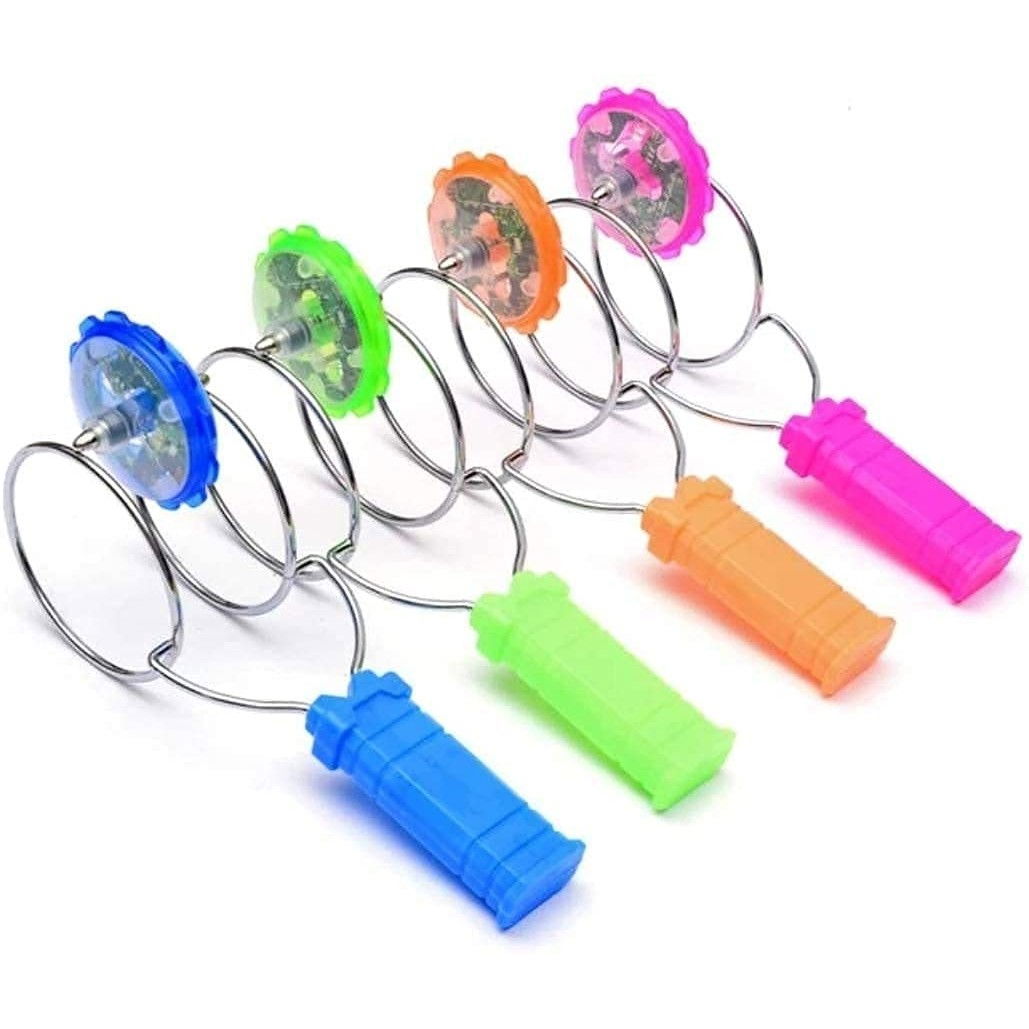 Jucarie Interactiva, Flippy, Titirez Magnetic, cu Led, 19.8 x 5 cm, Portocaliu [7]