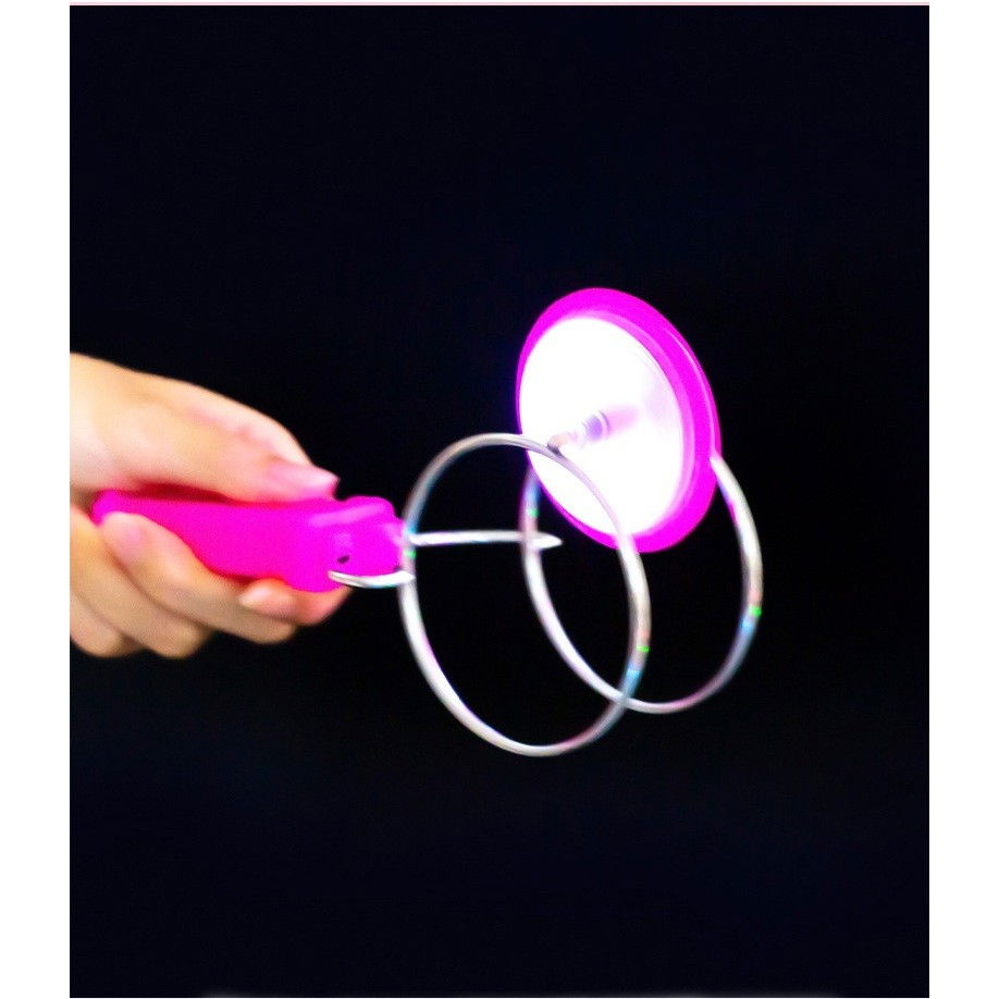 Jucarie Interactiva, Flippy, Titirez Magnetic, cu Led, 19.8 x 5 cm, Roz [7]