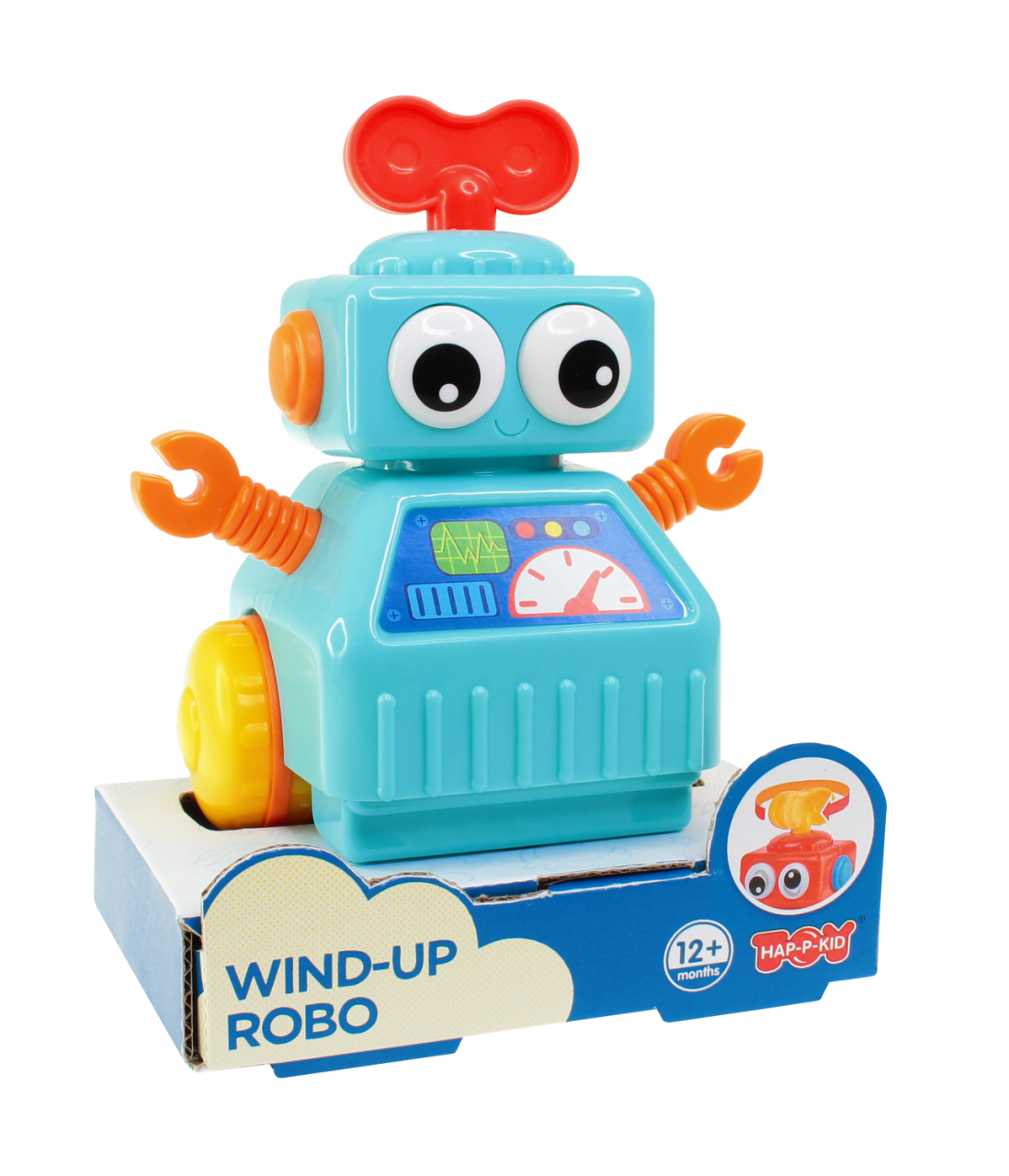 Jucarie interactiva - Robotel cu cheita (albastru) [1]