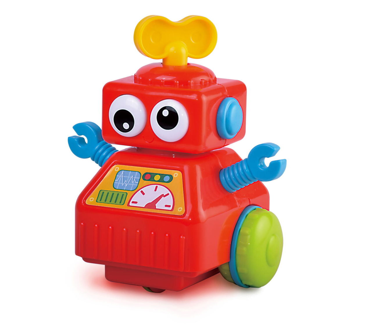 Jucarie interactiva - Robotel cu cheita (rosu) [4]