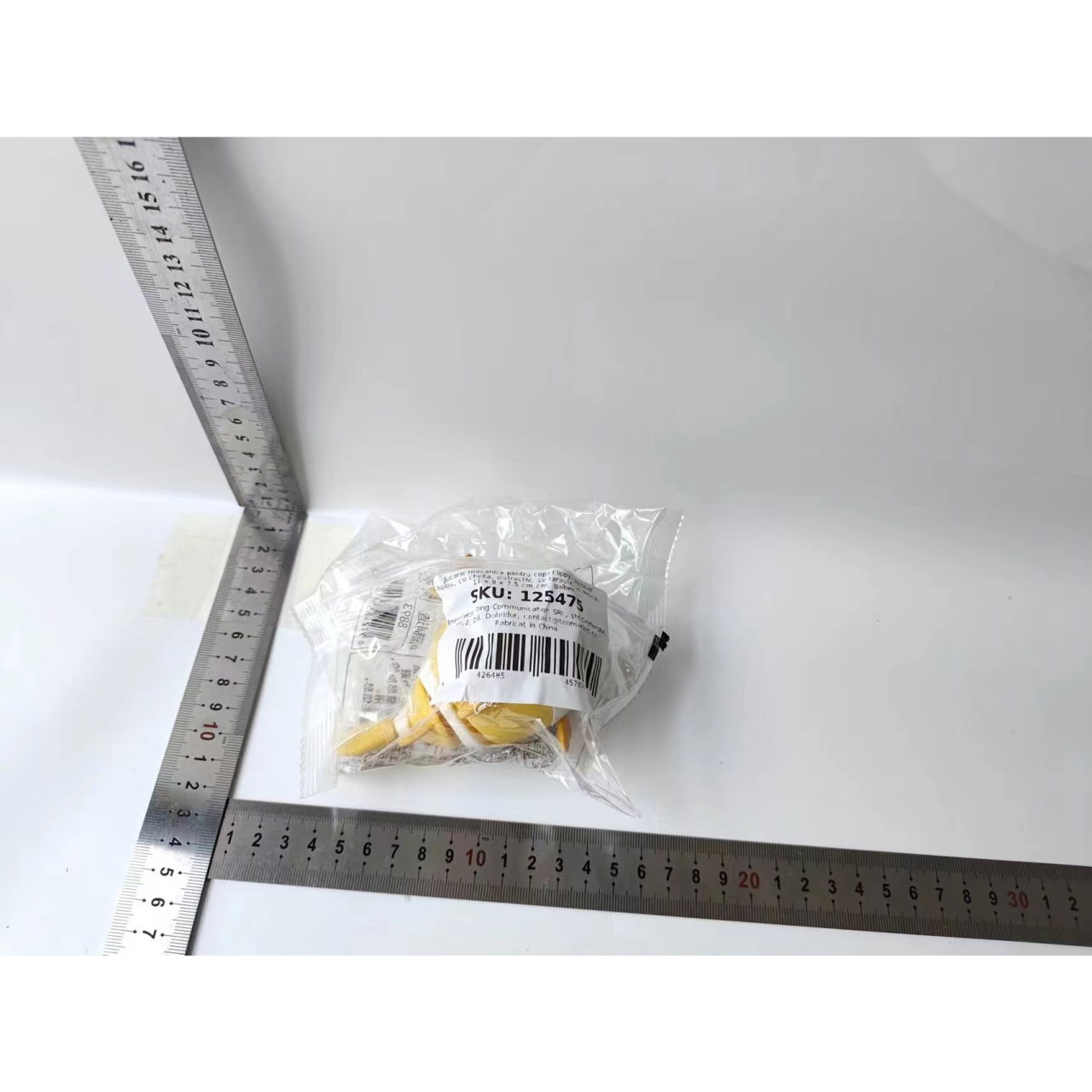 Jucarie mecanica pentru copii Flippy, pestisor haios, cu cheita, distractiv, se taraste, se misca, 11 x 9 x 7.5 cm cm, galben [8]