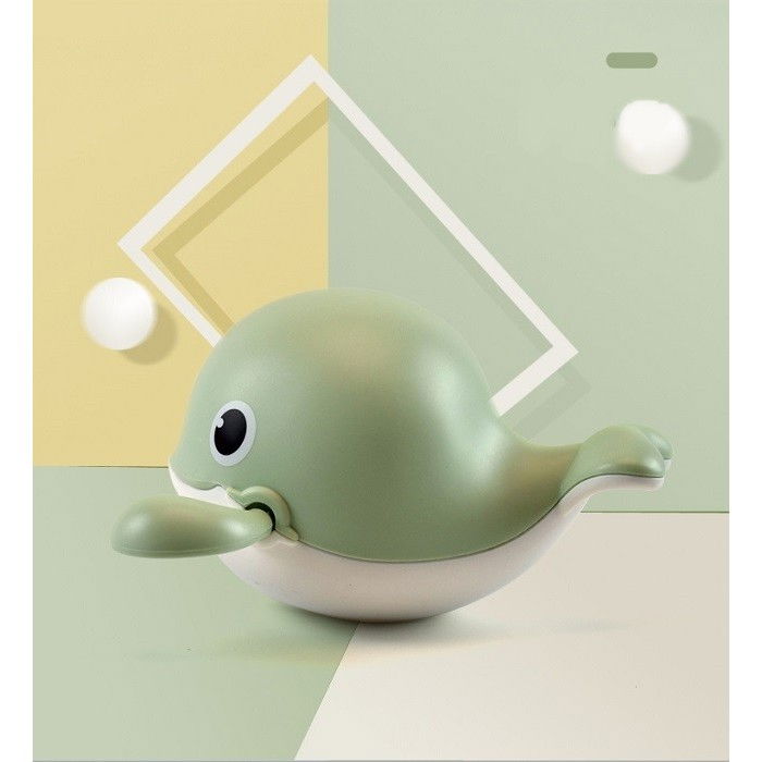 Jucarie pentru baie pentru copii, Flippy, balena verde [5]