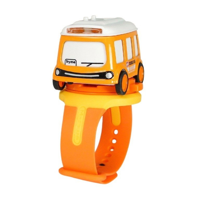 Jucarie pentru copii, Flippy, autobuz-ceas, Portocaliu [2]