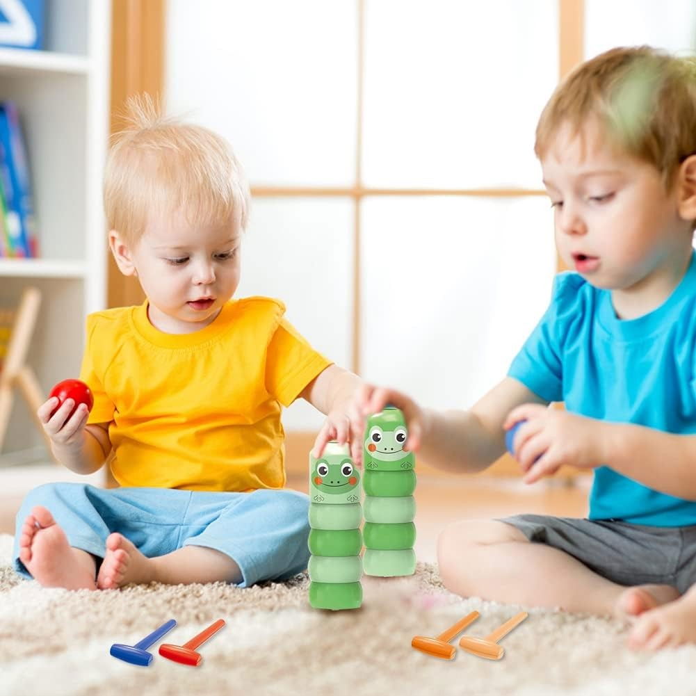 Jucarie Pentru Copii, Flippy, Broaca Indestructibila, 6 Piese Demontabile, +3 Ani, Verde [6]