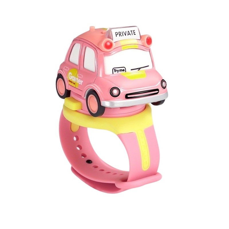 Jucarie pentru copii, Flippy, Masina-ceas, Roz [5]