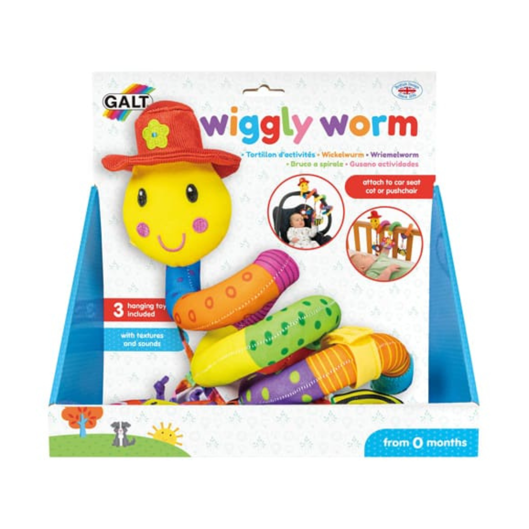 Jucarie pentru patut si carucior Wiggly Worm [1]