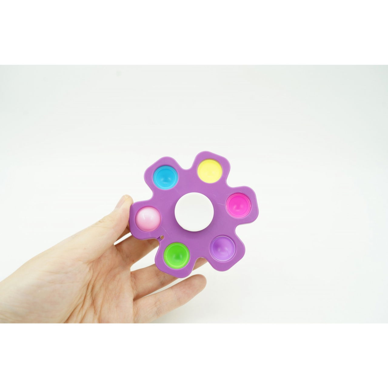 Jucarie Pop It, Flippy, Fidget Toy, antistres, senzoriala, Mov [4]