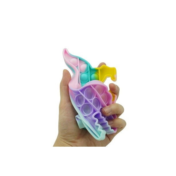 Jucarie Pop it Now &amp;amp; Flip it, Push Bubble Dinozaur Multicolor [5]