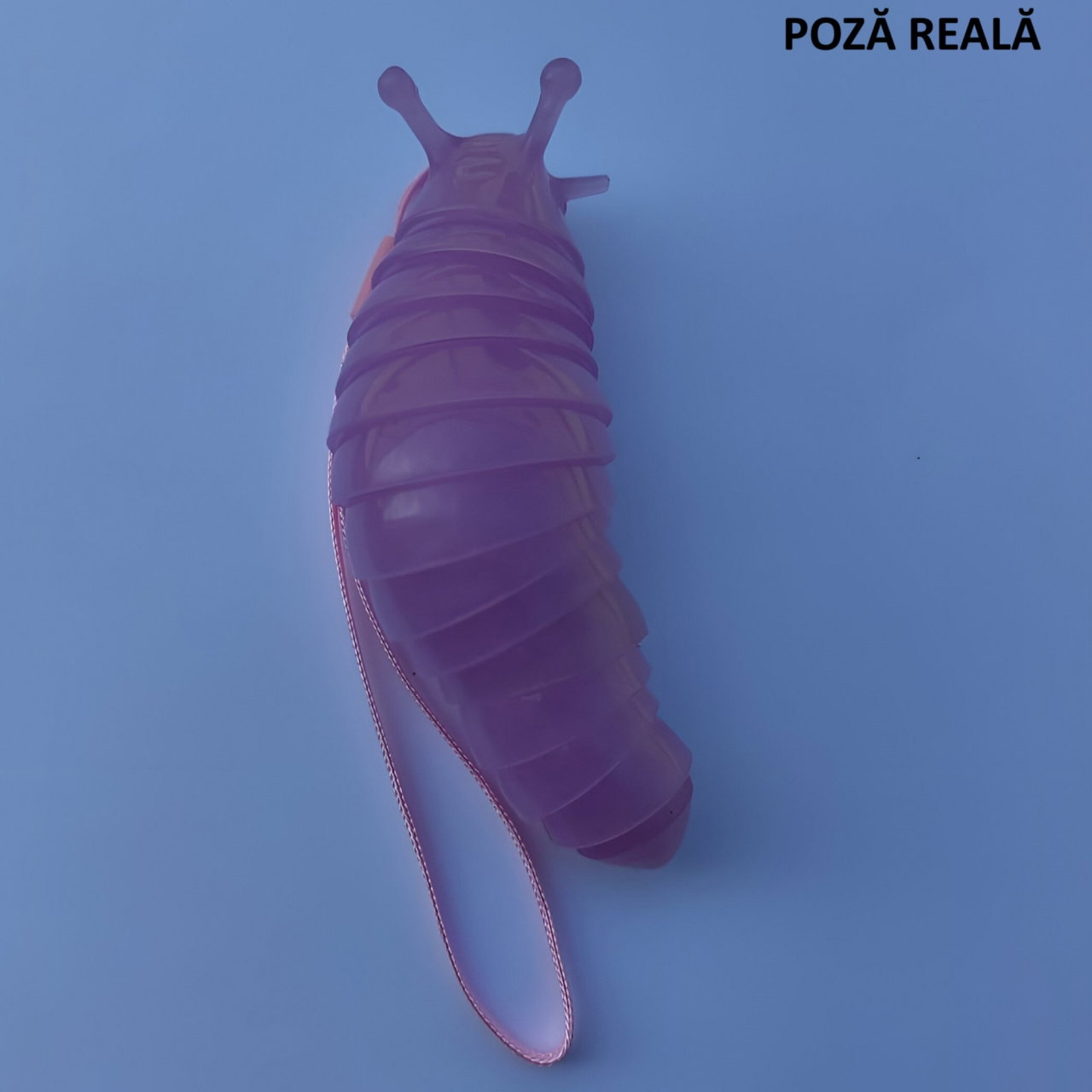 Jucarie Senzoriala Antistres, Flippy, Fidget Toys, Omida Curcubeu, 11 cm, +3 Ani, Mov [4]