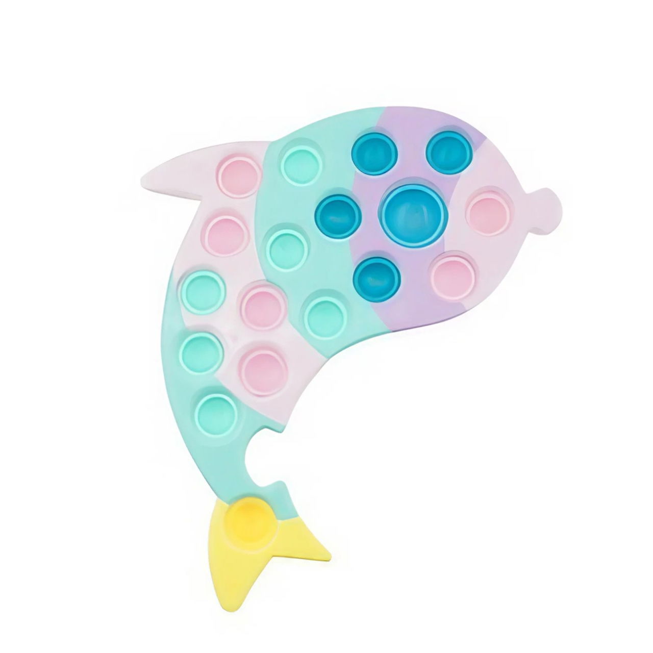 Jucarie senzoriala antistres, Simple Dimple, Delfin, Macarons,Flippy [1]