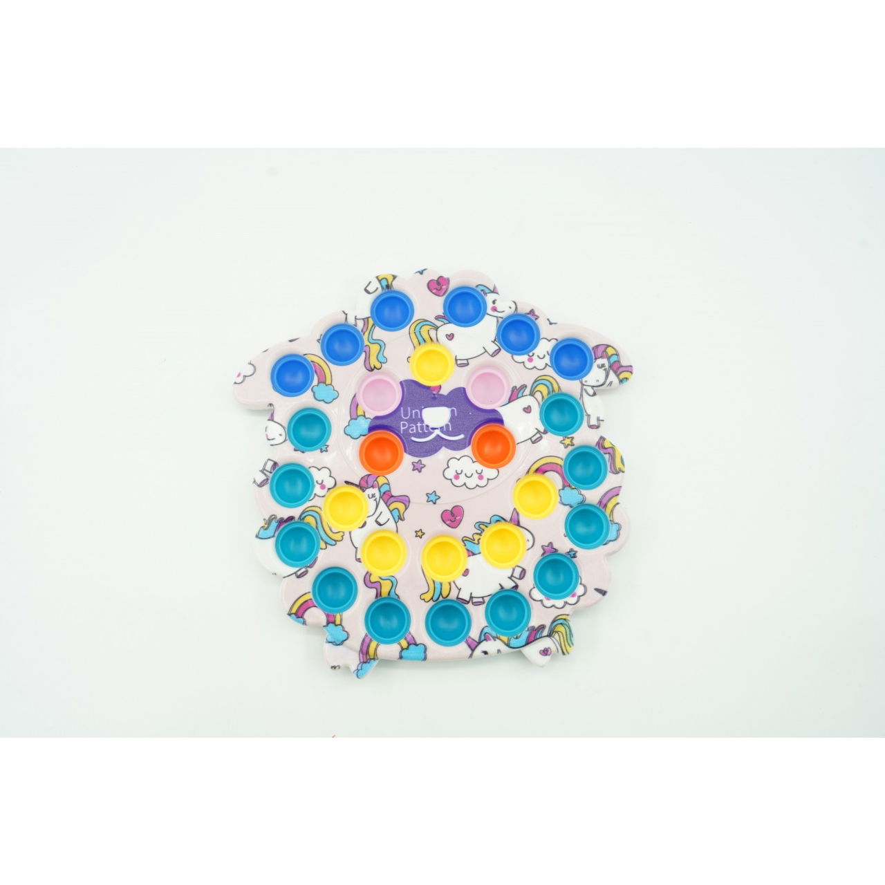 Jucarie senzoriala antistres, Simple Dimple, Oaie, Multicolor, V4 [3]