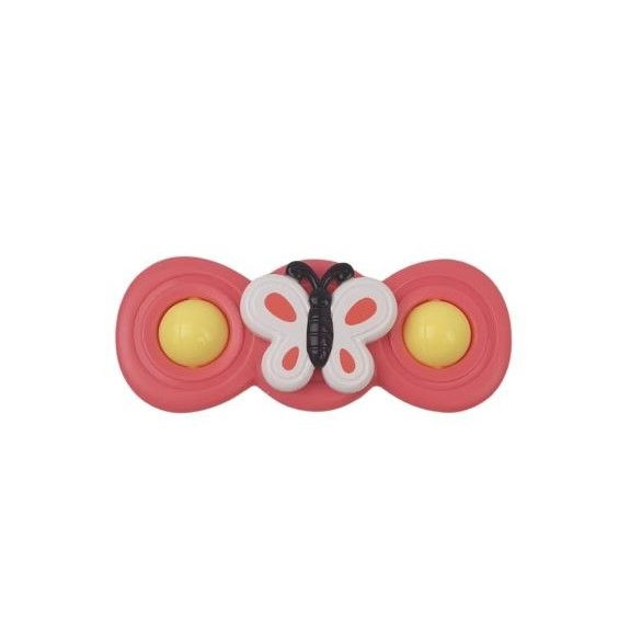 Jucarie Spinner pentru copii cu 2 laturi, Spinimals Fluture, Roz [3]