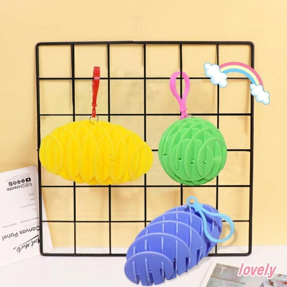 Jucarie Worm Fidget de Decompresie, Flippy, Anti Stres, Dimensiune Compacta 6 cm, Dimensiune Extinsa 15.5 cm, Albastru eschis [4]