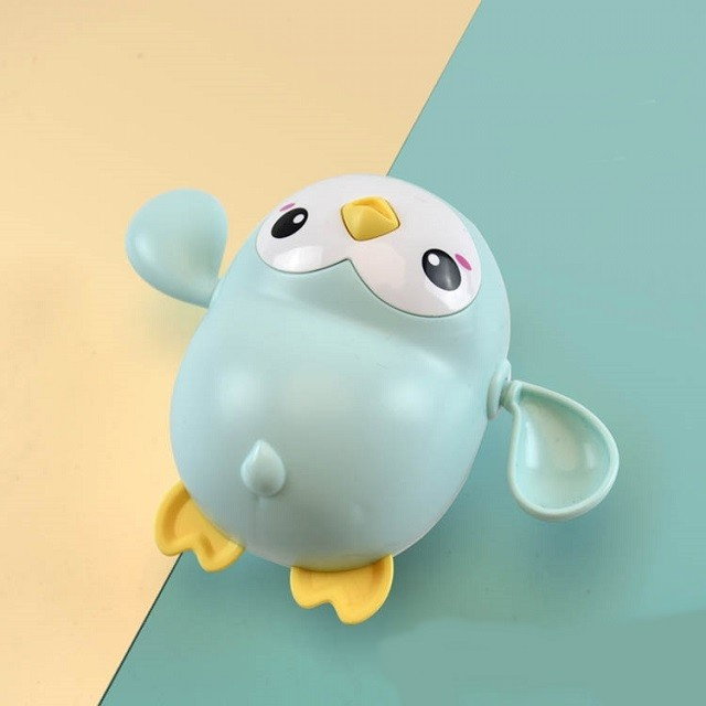 Jucarii de baie pentru copii, Flippy, pinguinul bleu [4]