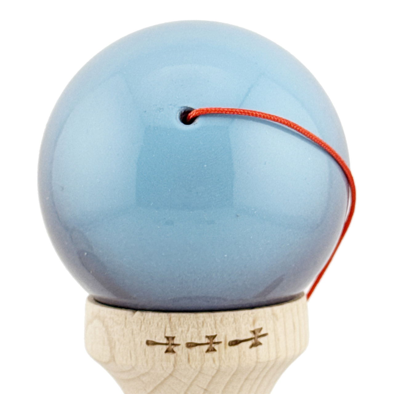 Kendama X Originala, Profesionala, Flippy, Big Cups V2, Super Sticky Cupe Mari, Rulment Metalic cu Ata 55 cm, Albastru Deschis/Mov/Roz [8]