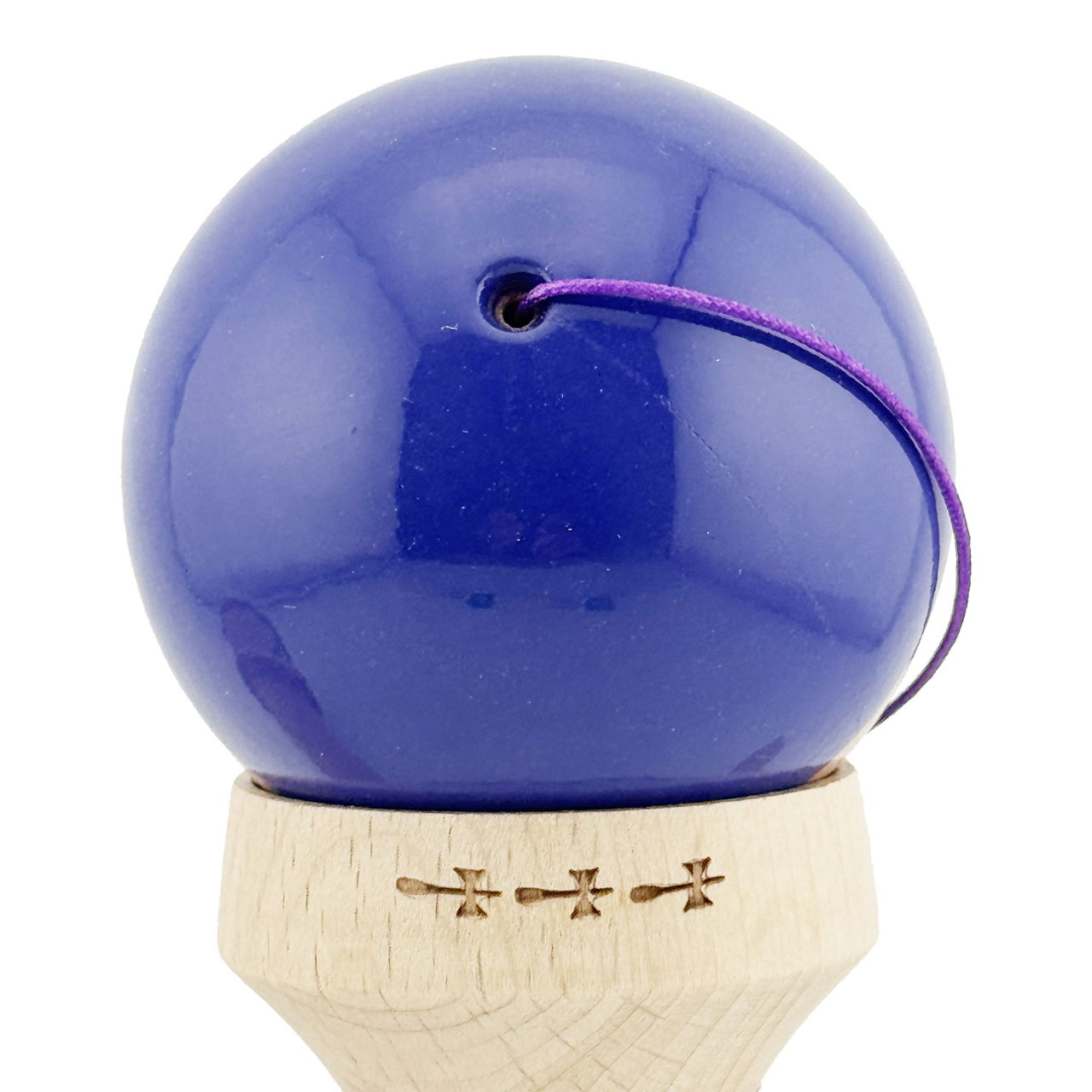 Kendama X Originala RAINBOW, Profesionala, Flippy, Cupe Mari KING SIZE V3, Super Sticky, Gaura in Baza, Rulment Metalic, din lemn 18 cm, Ata 62/65 cm, Violet/Maro [9]