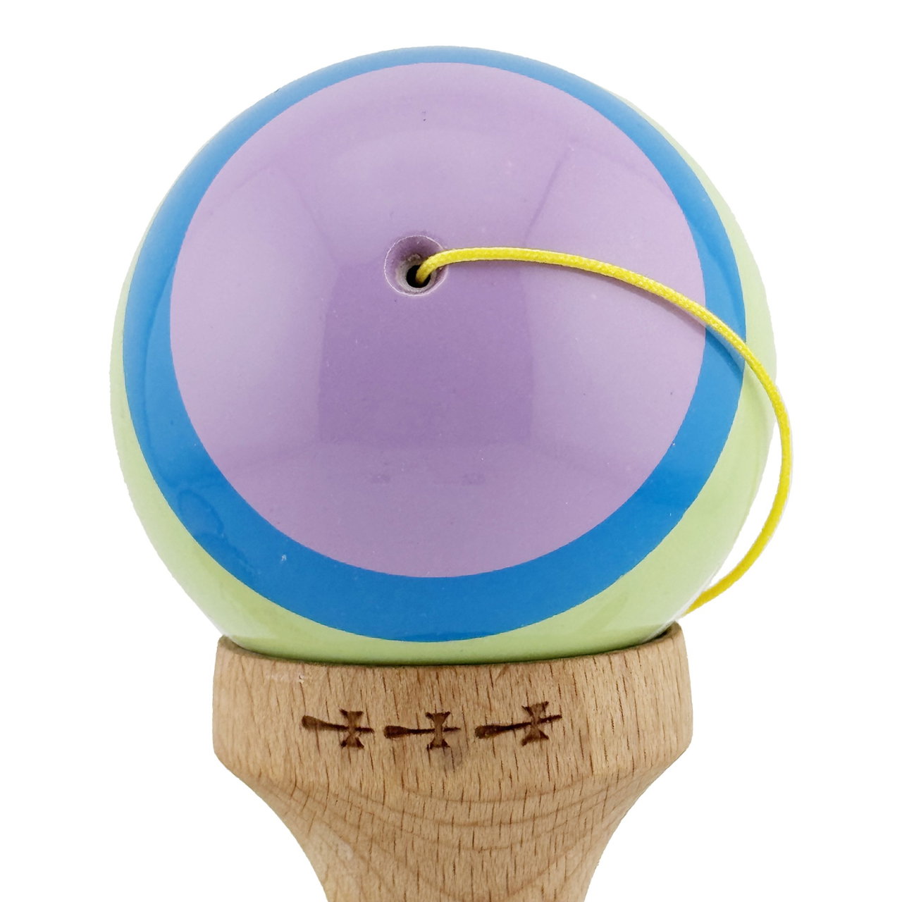 Kendama X SPECTRUM Originala, Profesionala, Flippy, Big Cups V2, Super Sticky Legendary Cupe Mari, Rulment Metalic cu Ata 55 cm, Multicolor [9]
