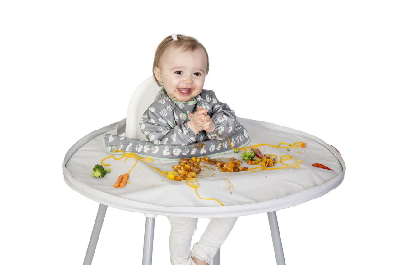 Kit hranire - Baveta si tava (Fructe Vesele) [4]