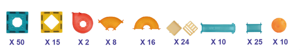 Labirintul meu magnetic - 160 piese (5.5 cm) [5]