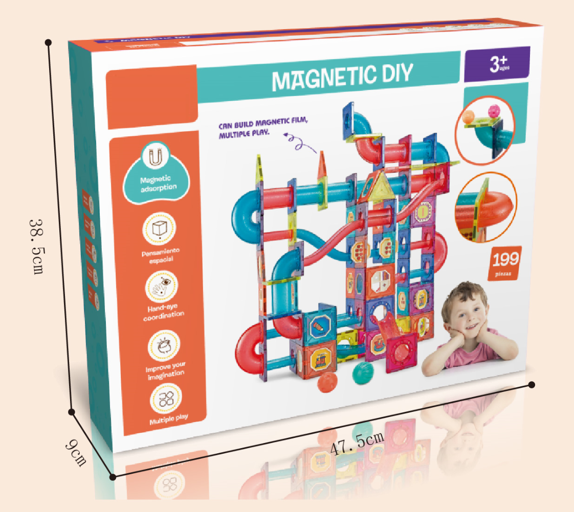 Labirintul meu magnetic - 199 piese (7.5 cm) [2]