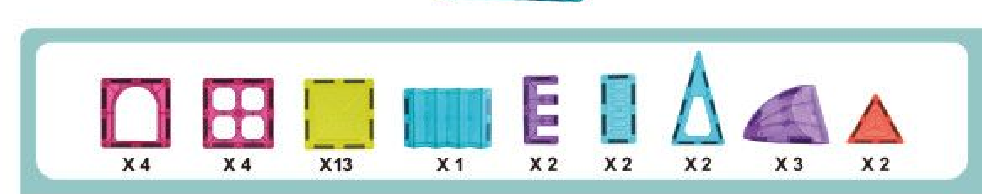 Labirintul meu magnetic - 52 piese (7.5 cm) [5]