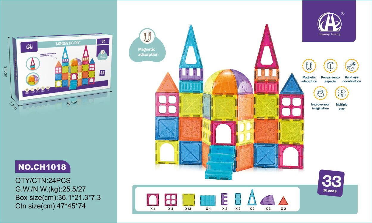 Labirintul meu magnetic - 52 piese (7.5 cm) [4]