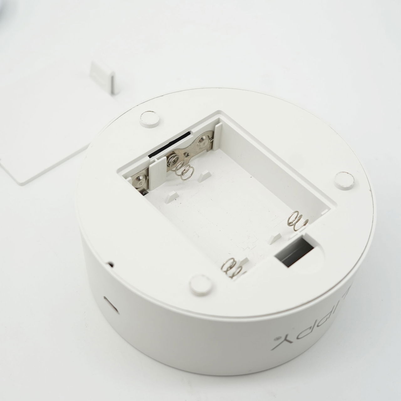 Lampa LED decorativa, Flippy, 3D, Cerb, cu telecomanda, doua moduri de alimentare USB si baterii, 20 cm inaltime, din material acril si lumina multicolora, alb [7]