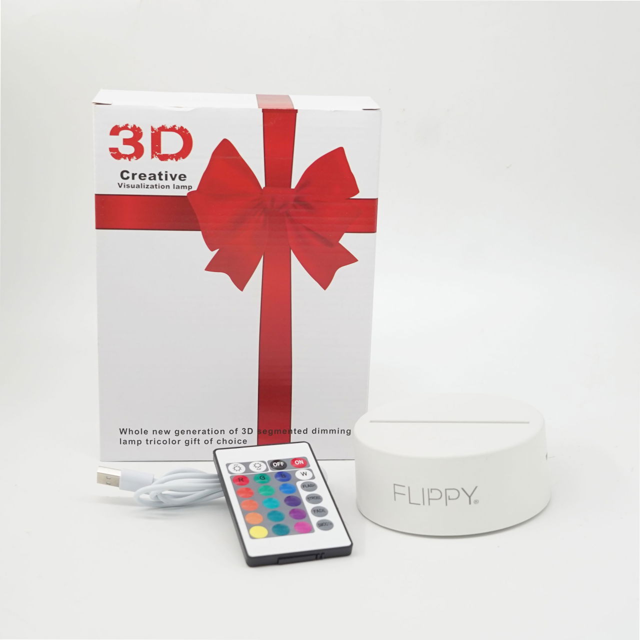 Lampa LED decorativa, Flippy, 3D, Masina Sport, doua moduri de alimentare USB si baterii, 20 cm inaltime, din material acril si lumina multicolora, alb [8]