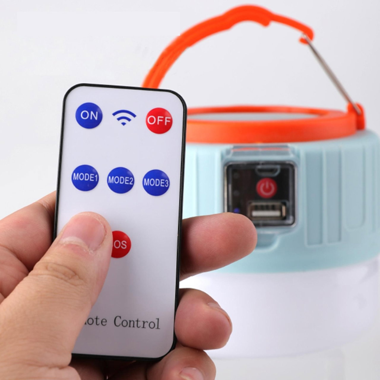 Lampa Portabila, Flippy, Incarcare Solara + USB, Afisaj Inteligent al Bateriei, Raza de Actiune 32 mp, 6x9x11 cm, 3 Moduri, Alb [4]