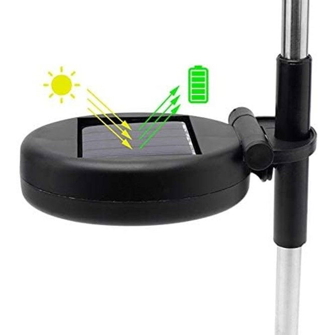 Lampa Solara, Flippy, Decor Gradina, Model Fireworks/Artificii, din Sarma de Cupru, 120 LED-uri, 55W, 90 cm, Alb Rece [5]