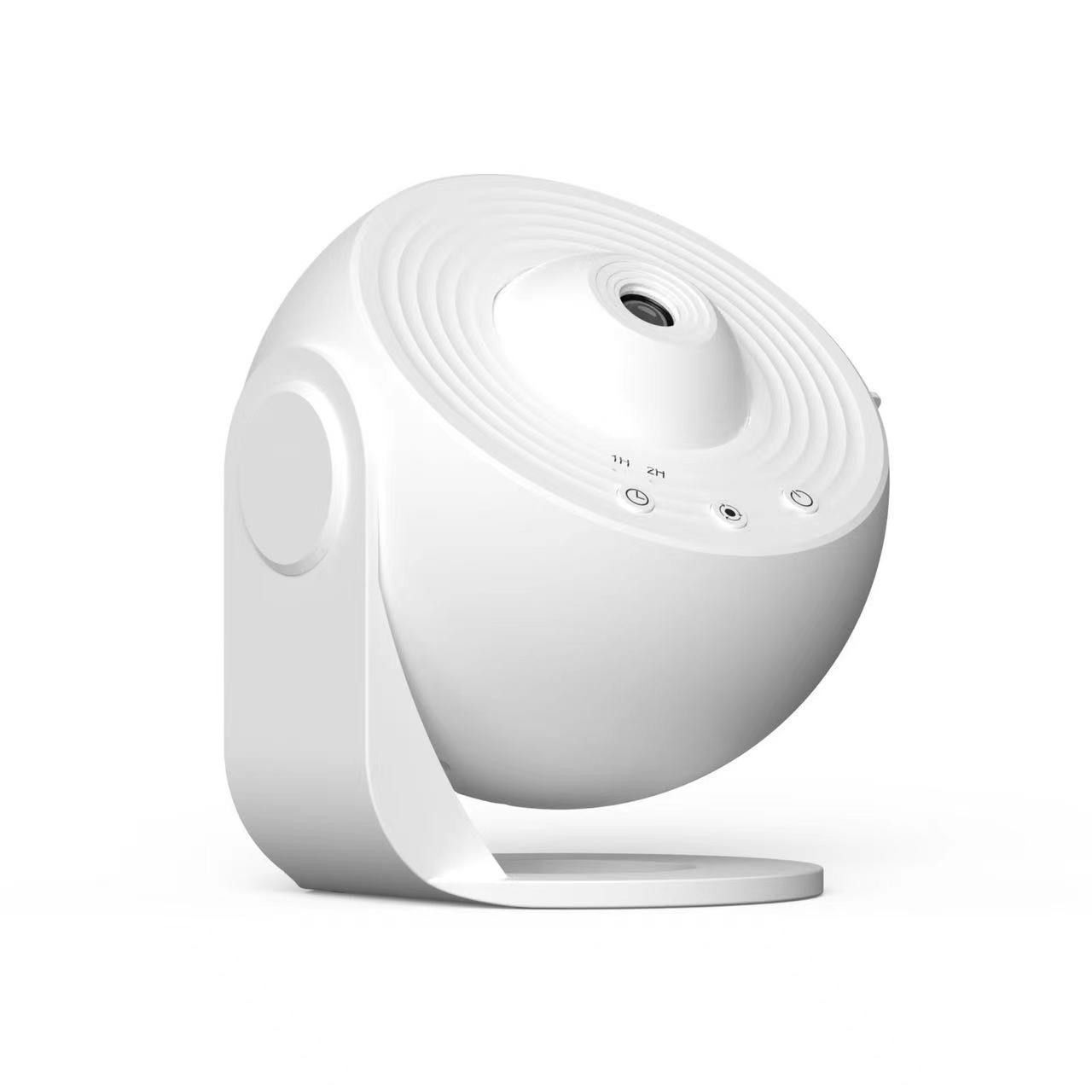 Lampa Tip Proiector Galaxie, Flippy, pentru Dormitor, Tematica Cer Instelat, Model Glob, HD, Rotire 360 de Grade, 20 de Imagini, Incarcare USB, 10 W, 15x15 cm, Alb [1]