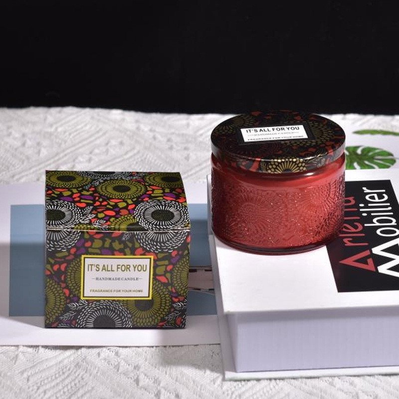 Lumanare Parfumata, Flippy, Model Borcan, Rosu, Aroma de Frezie de pere [2]