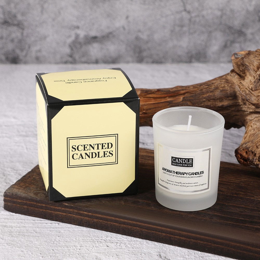 Lumanare Parfumata, Flippy, Model Borcan Translucid, 6.2 x 5.2 cm, Aroma de Frezie si Pere, Alb [3]