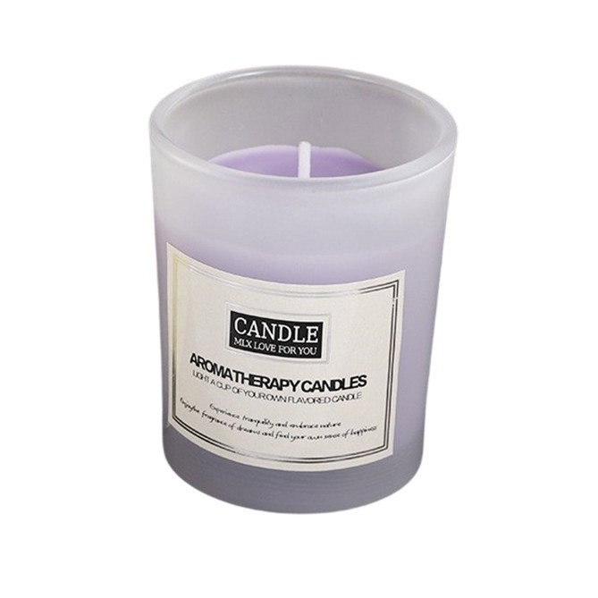 Lumanare Parfumata, Flippy, Model Borcan Translucid, 6.2 x 5.2 cm, Aroma de Lavanda, Mov [2]