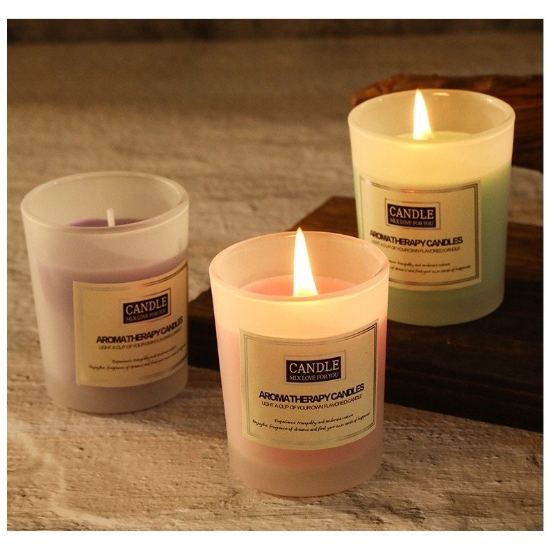 Lumanare Parfumata, Flippy, Model Borcan Translucid, 6.2 x 5.2 cm, Aroma de Lavanda, Mov [4]