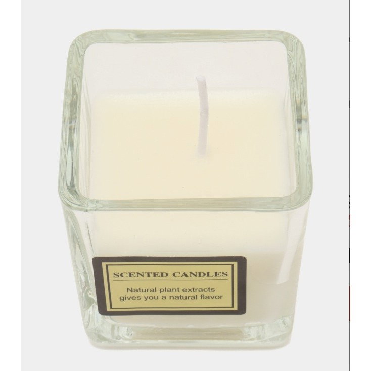 Lumanare Parfumata, Flippy, Model Pahar Transparent, cu Ulei Esential, 4.8 x 5.4 x 5.5 cm, Aroma de Iasomie, Alb [4]