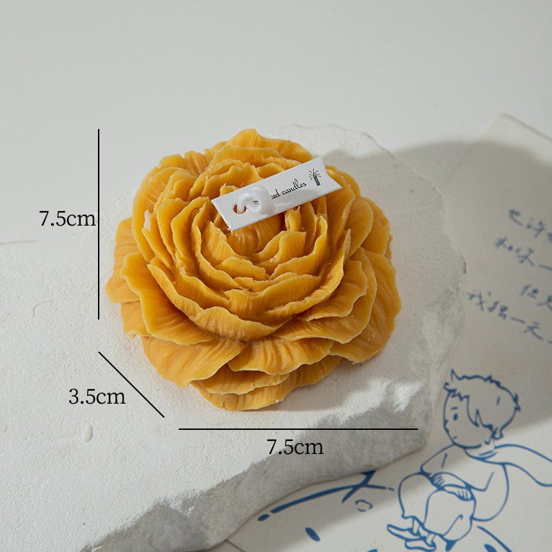 Lumanare Parfumata, Flippy, Model Trandafir, Ardere 10h, 70 g, 7.5 x 3.5 cm, Parfum de Citrice, Portocaliu [5]