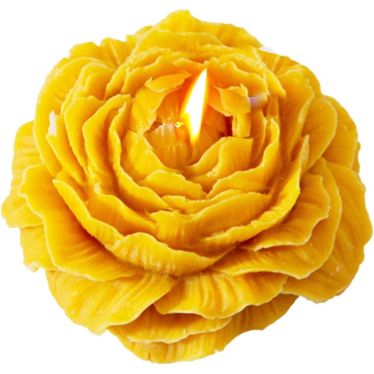 Lumanare Parfumata, Flippy, Model Trandafir, Ardere 10h, 70 g, 7.5 x 3.5 cm, Parfum de Citrice, Portocaliu [1]