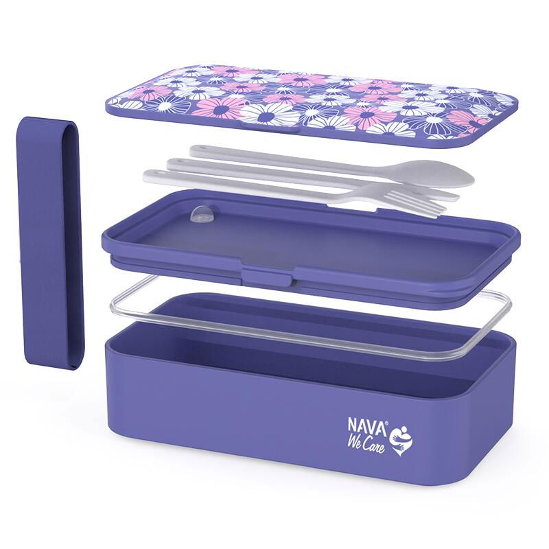 Lunchbox Nava We care 650 ml violet [2]