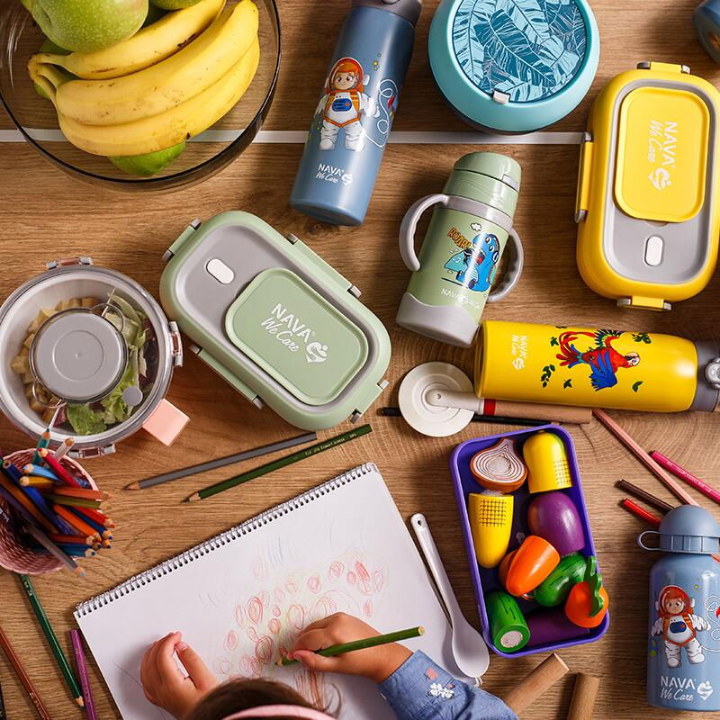 Lunchbox Nava We care 800 ml albastru [7]