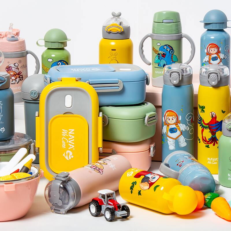 Lunchbox Nava We care 800 ml albastru [20]