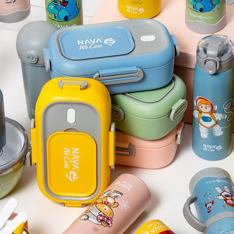 Lunchbox Nava We care 800 ml albastru [21]