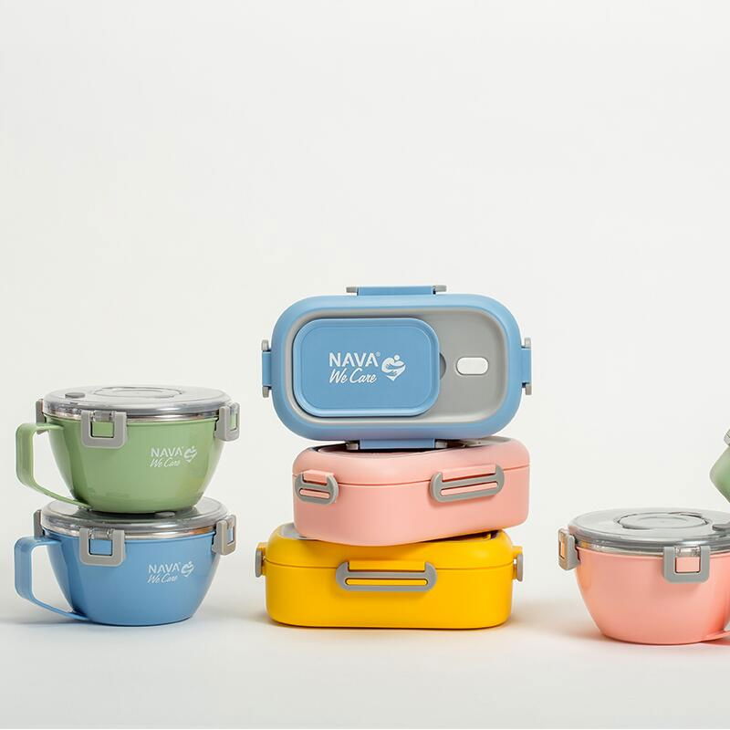 Lunchbox Nava We care 800 ml roz [8]