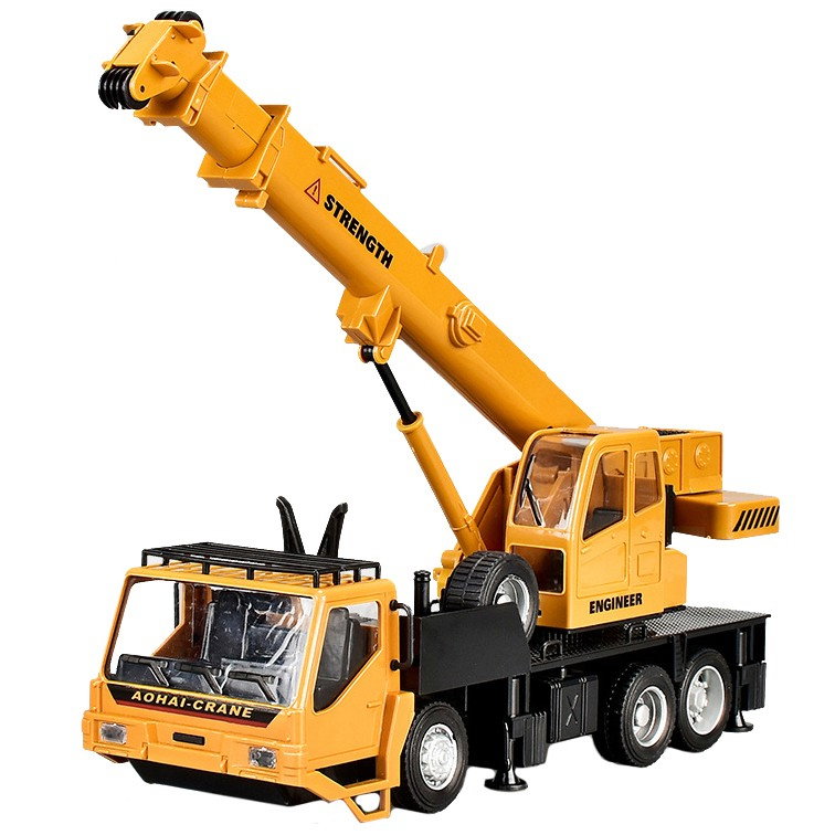 Macara Jucarie pentru Copii, Flippy, Jucarie Macara cu Telecomanda, Jucarie de Constructie, Acumulator cu Incarcare USB, 33 x 28 x 10 cm, Galben [1]