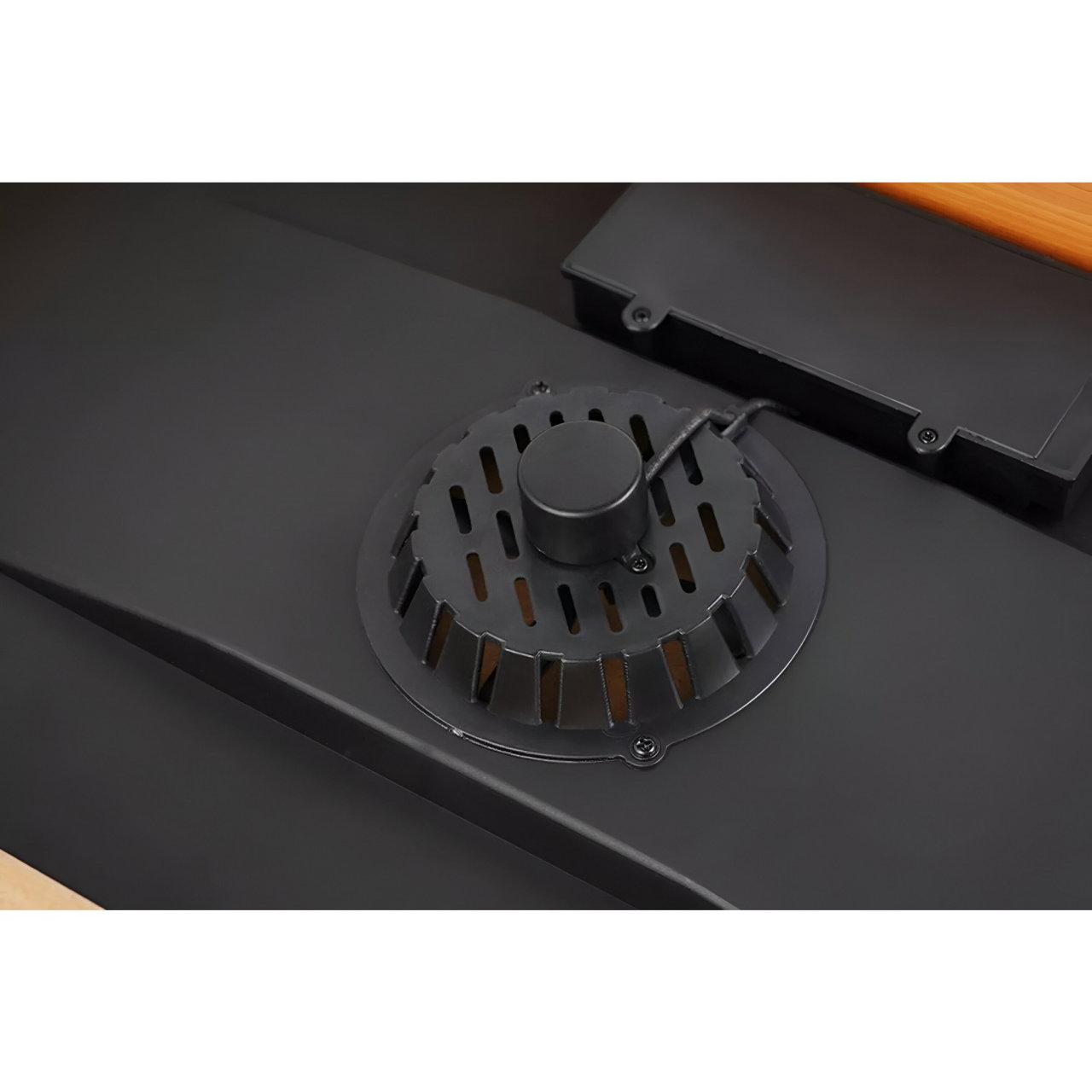 Masa Air Hockey Graffiti fara Picioare, Flippy, Lemn, 2 Pucuri, Tabela Scor, 2 Impingatoare, 57x31x9.5 cm, Maro [6]