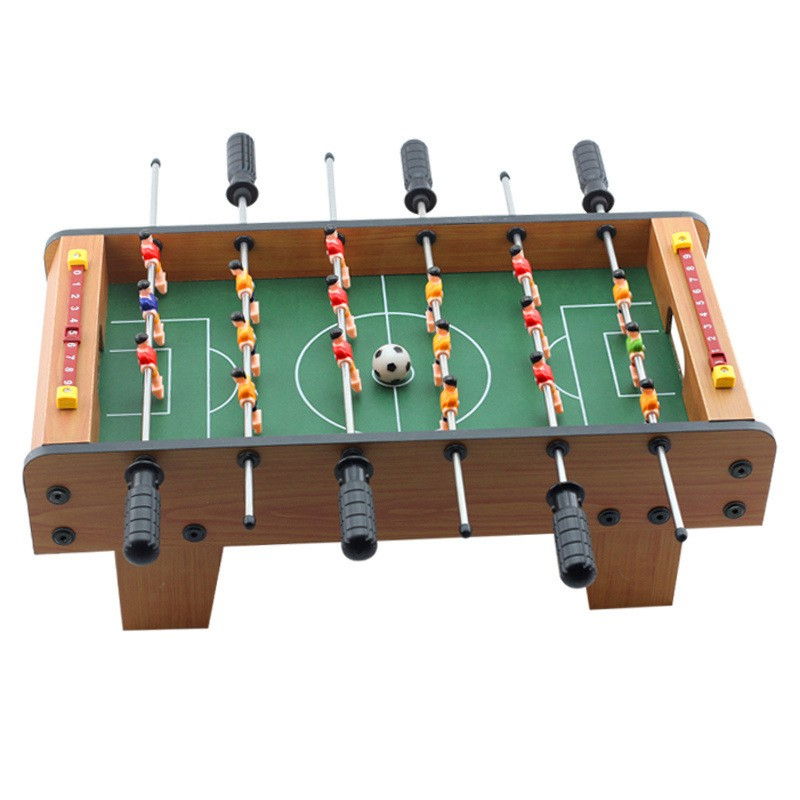 Masa de Fotbal cu Teren si 18 Jucatori Flippy, 6 Manere, cu Tablou pentru Scor, din Metal, Lemn si ABS, 69 x 36.5 x 23 cm, cu Picioare, pentru copii/adulti [6]